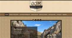 Desktop Screenshot of gatesofthemountains.com